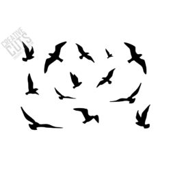 birds stencil