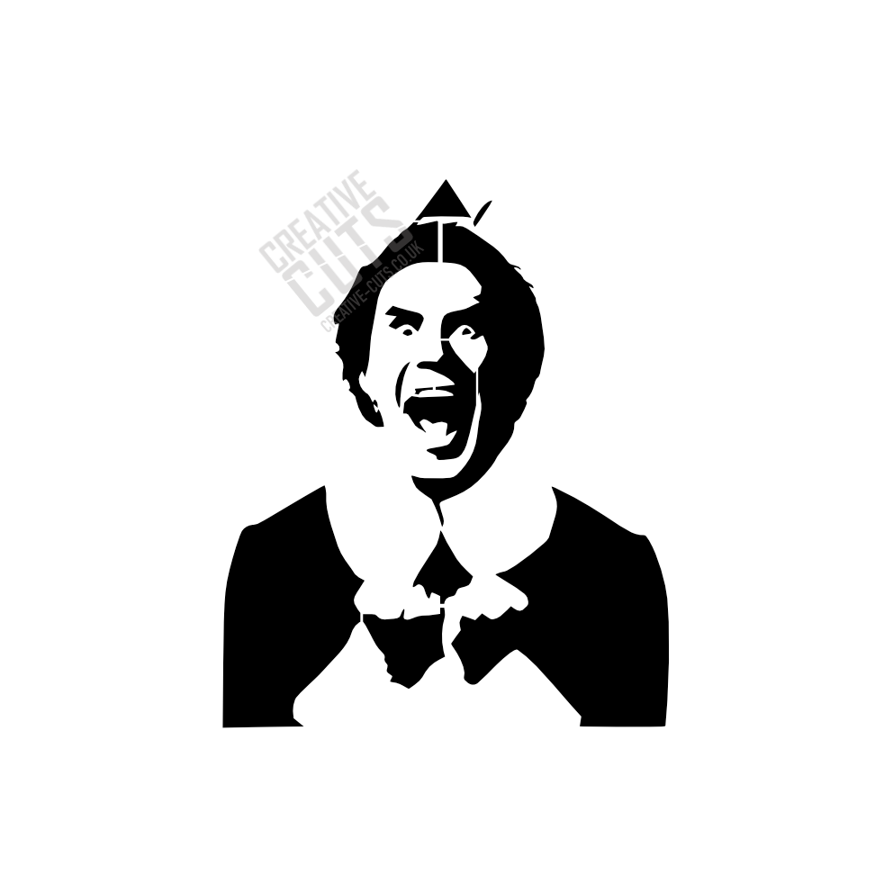 buddy elf stencil