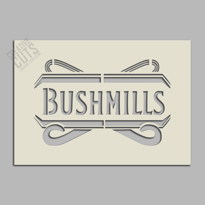 bushmills stencil