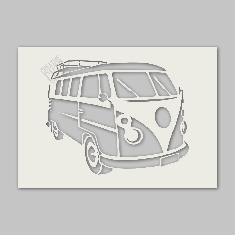 vw camper stencil