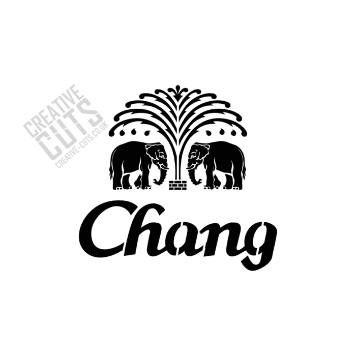 chang beer stencil
