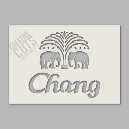 chang beer stencil