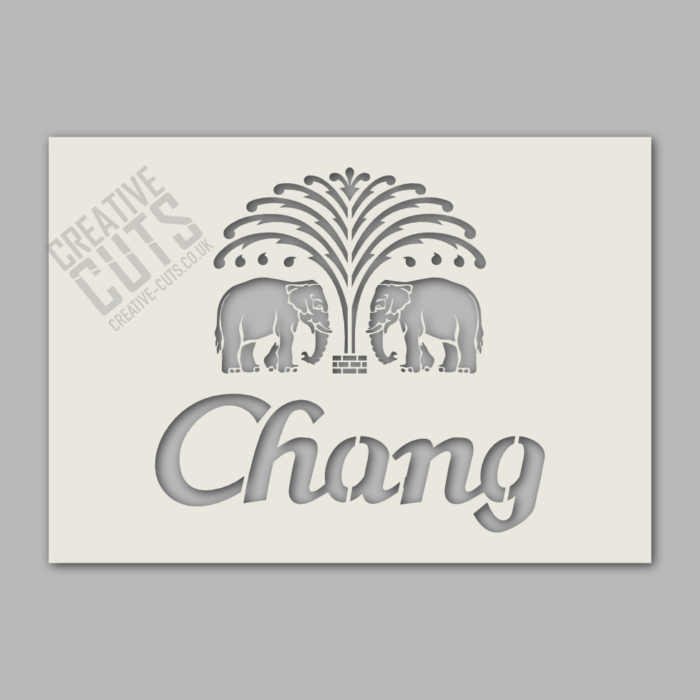 chang beer stencil