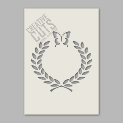 wreath stencil