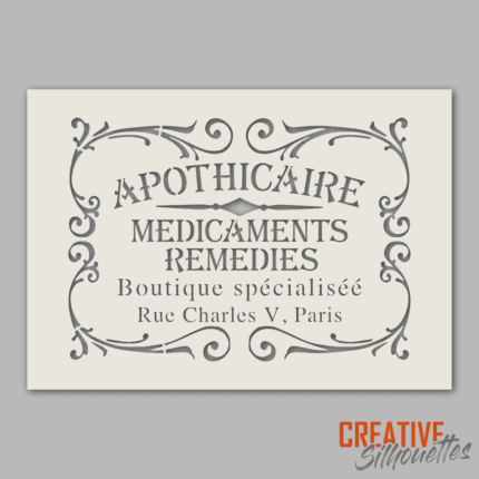 apothicaire stencil