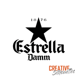 estrella damm stencil