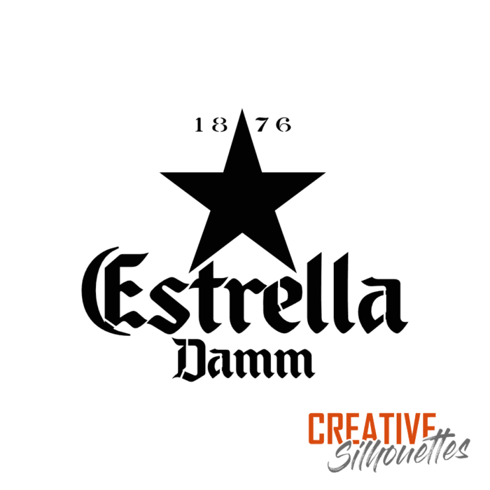 estrella damm stencil
