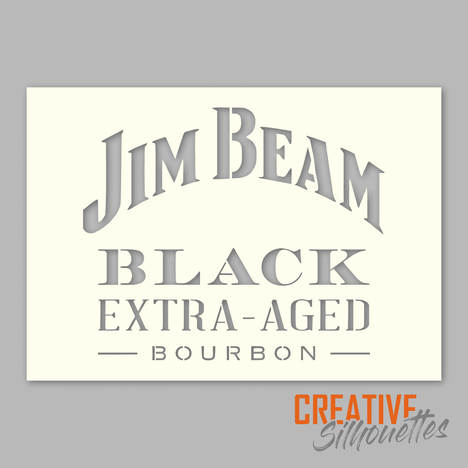 jim beam stencil