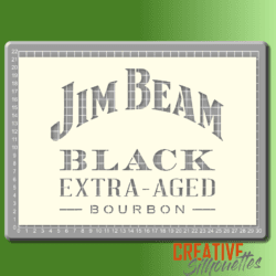 jim beam stencil