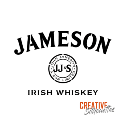 jamesons whiskey stencil