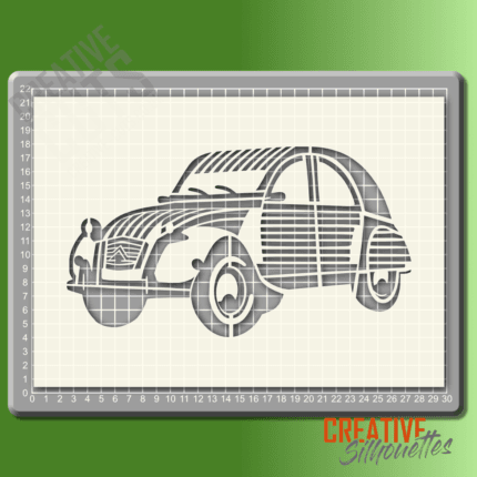2cv car stencil