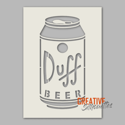 duff beer stencil