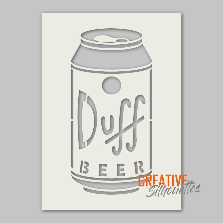 duff beer stencil