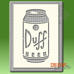 duff beer stencil