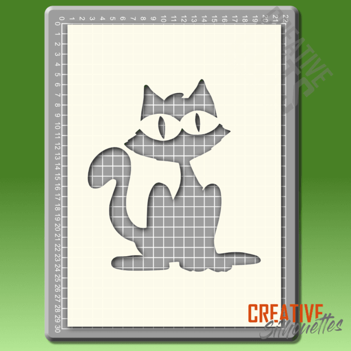 1154gr black cat stencil