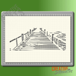 jetty bridge stencil