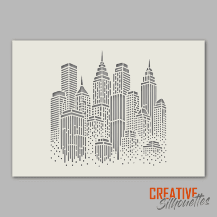 cityscape stencil