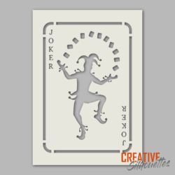 joker card stencil