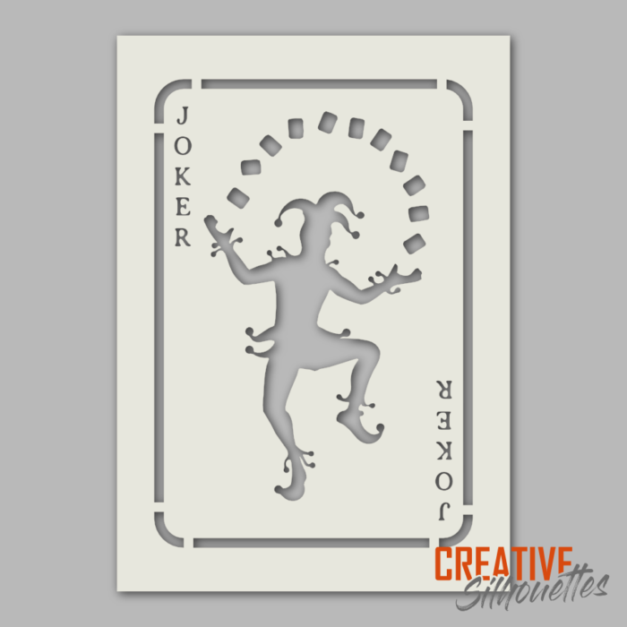 joker card stencil
