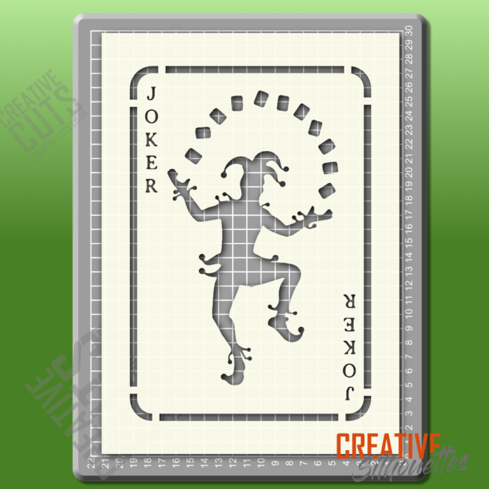 1167gr joker card stencil
